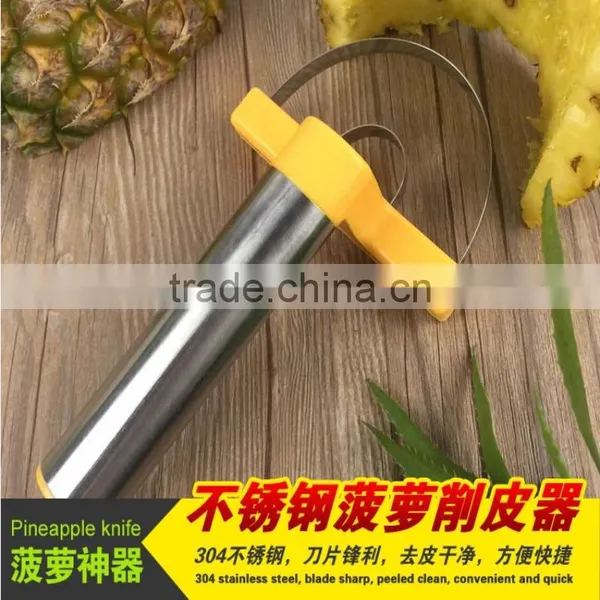 Kitchen Easy Tools Stainless Steel Peeling Knife Cutter Pineapple Peeler Corer Slicer photo-2
