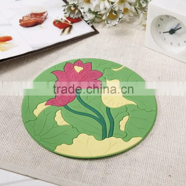 Hot Selling Promotional PVC Silicone Table Placemate Coaster photo-2