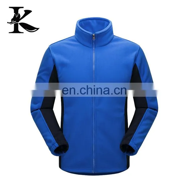Men's 100%polyester Cardigan Polar Fleece Jacket photo-3