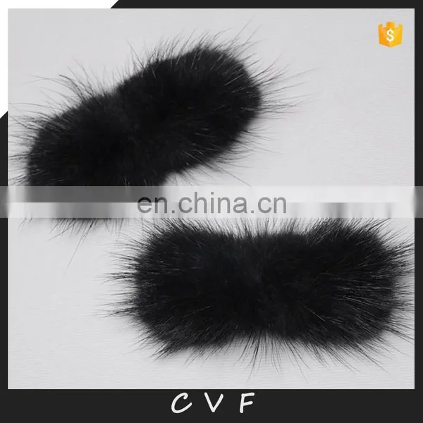 Handmade Real Fur Decoration Wholesale Genuine Fur Bowknot for Girl