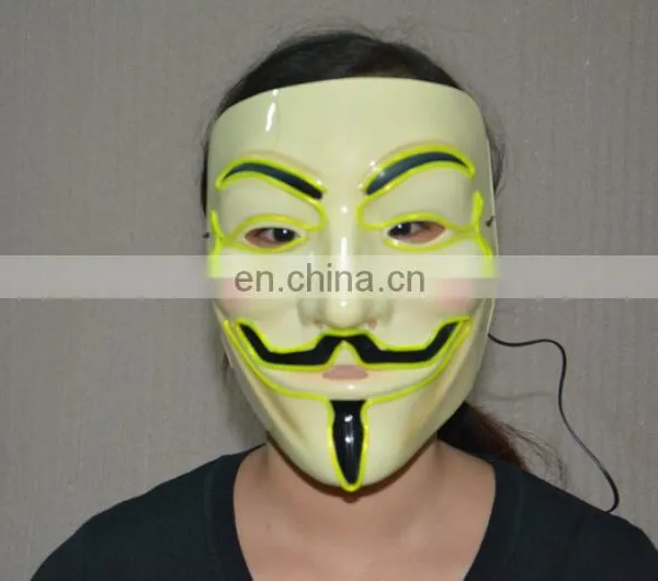 Luminous Mask,Led Glowing Mask,Led Flashing Mask For Party