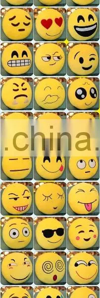 Wholesale Drop Shipping Funny Emoji Pillow,Creative Face Emotion Backpack Pillow for Sleeping,playing Size: About 28cm x 28cm photo-2