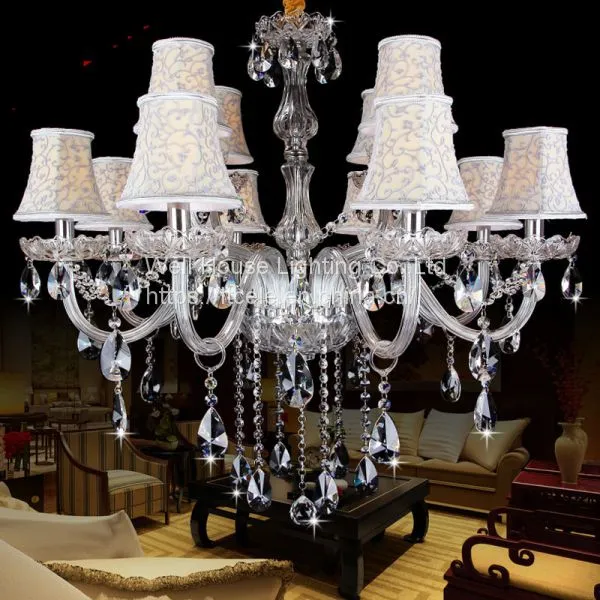 New Modern Led Crystal Chandeliers for Dining Room Kitchen Livingroom Bedroom K9 Crystal Lustres de Teto