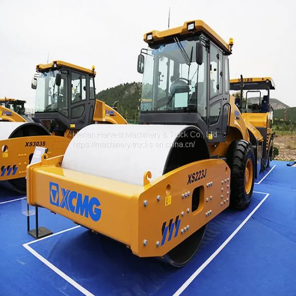 XCMG XS223J 22ton Soil Vibratory Road Roller Price photo-2