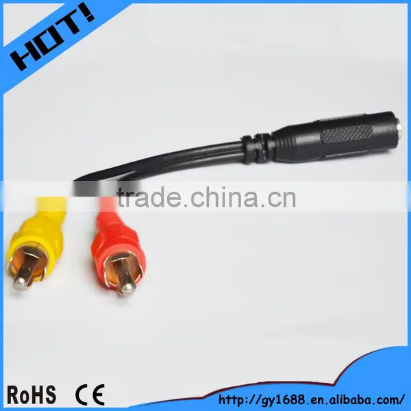Multimedia Application 3.5mm Female to RCAx2 Male Cable photo-2