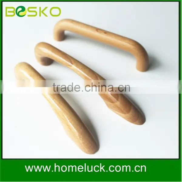Natural Material Drawer Wood Door Handles Small Round Wooden Knobs Quality Choice photo-4