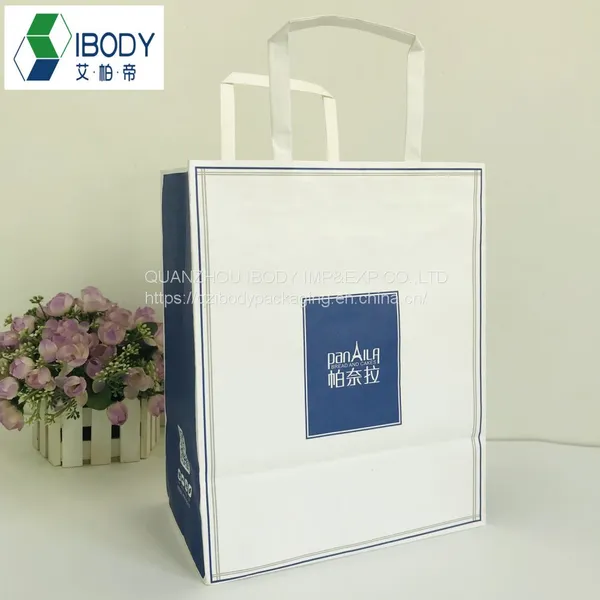 Promotional Kraft Paper Bag Custom Logo Printed Paper Packaging Shopping Gift Bags