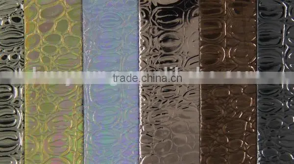 Shiny Embossing Faux Leather for Bags/Wallet photo-5