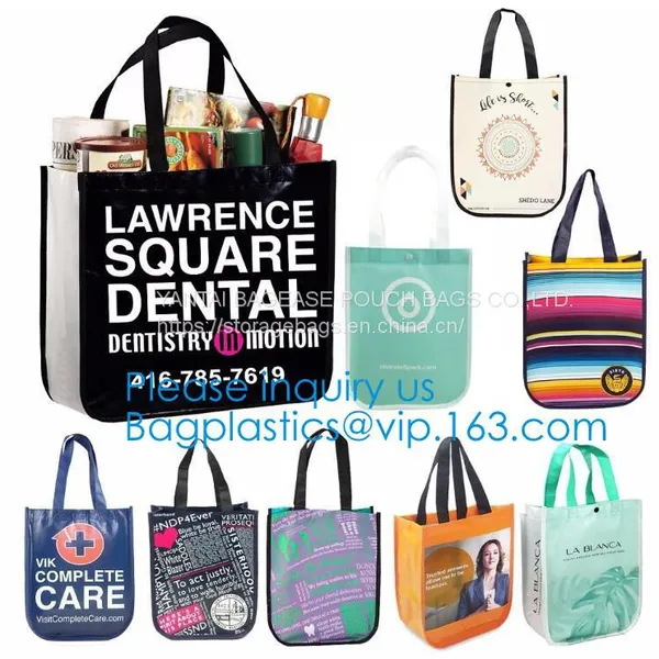 Customized Logo Promotional Non Woven Bag Carrier Bag, New Fashion Non Woven Shopping Bag/PP Non Woven Bag/pp Ecological photo-4