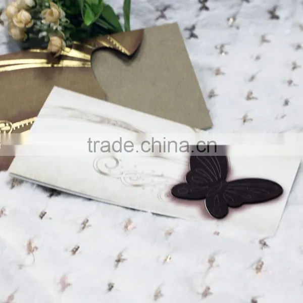 2016 Newest Hot Sales Arabian Make Butterfly Wedding Invitations photo-2