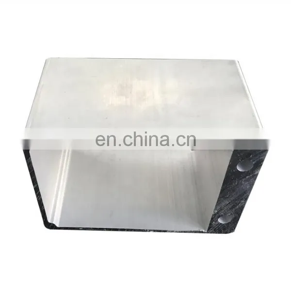 Long Folded Fin Heat Sink Plates Aluminum Extruded Stock Size Extruded Aluminum Blade photo-5
