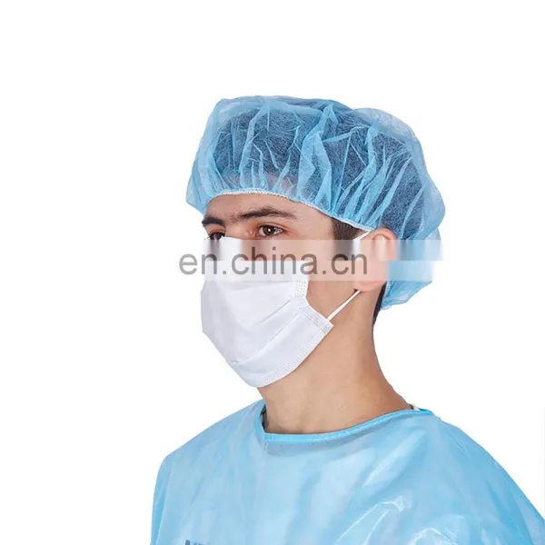 Elastic Cuffs Waterproof Non Woven Disposable Isolation Cover Gown for Visitors photo-4