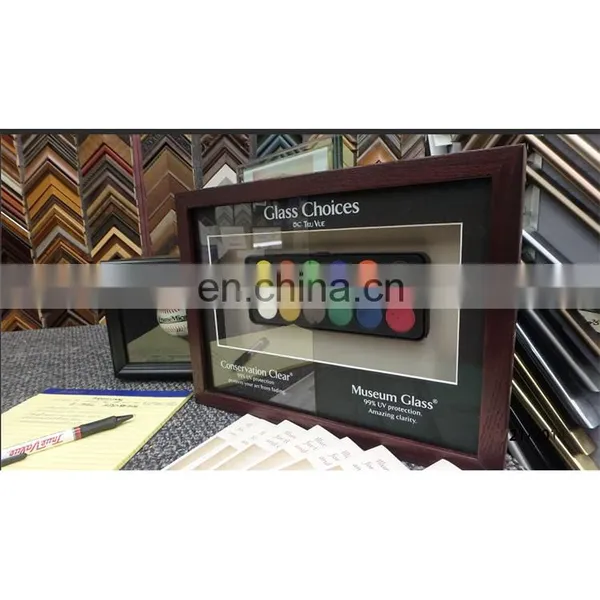 Museum Showcase AR Glass 1.5mm Transparent Clear Non Reflective Glass for LCD Display photo-4