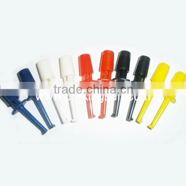 small SMD IC Single Hook Clip Grabbers Test Probe cable for multimeter