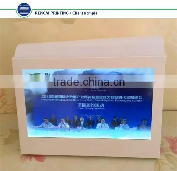 Output Interface Type DVI 2016 China Business Gift Paper Crafts Lcd Video Brochure Card photo-4