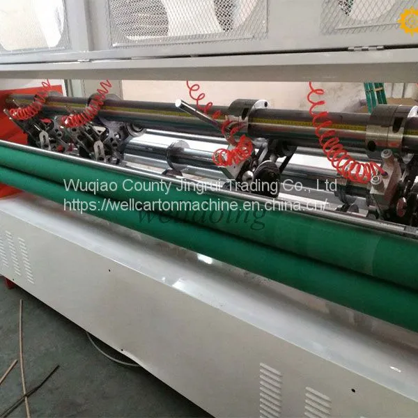 Automatic flexo printer slotter die cutter stacker machine