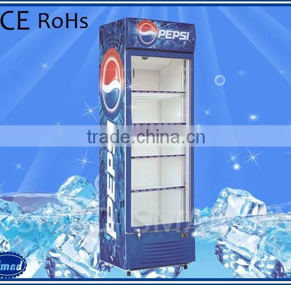 Hot Sale Upright Glass Door Display Beverage Cooler photo-2