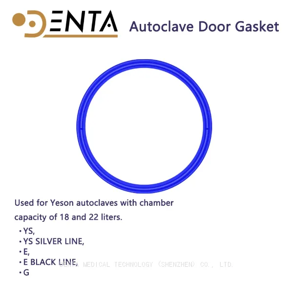 YESON 18 and 22 L Autoclave door gasket sterlization door seal replacement seal o- ring Chamber seal accessories and tools