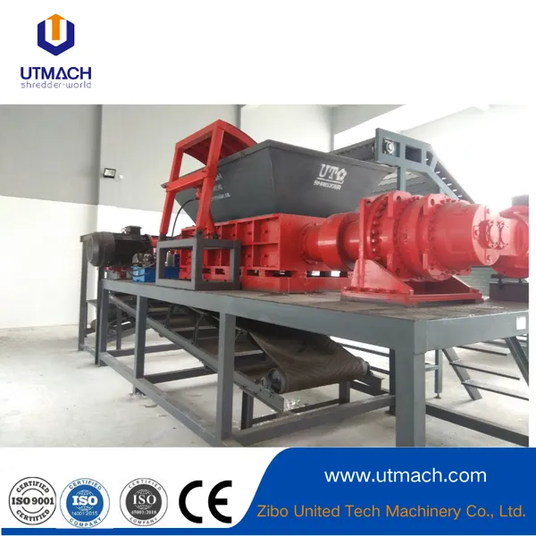 Metal Shredders Machine Double Shaft Shredders Heavy Duty Shredder