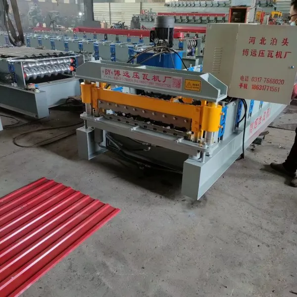 Color Steel Roof Tile Making Machine, Metal Corrugated Board Forming Machine, Fully Automatic Tile Pressing Machine photo-4