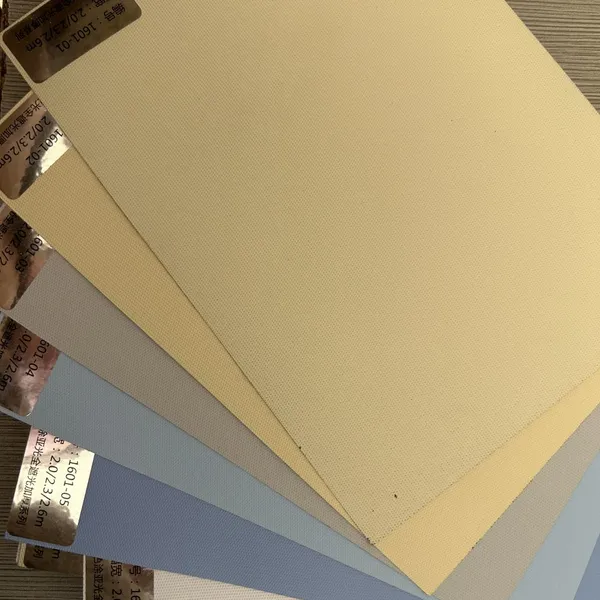 China Supply New Color Coating Foaming Blinds Shade Fabric for Roller photo-3