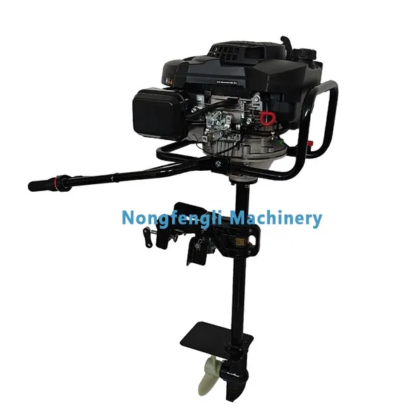 Small Four-stroke Outboard Fishing Boat Stern Drive Propeller Motor Propulsion Unit photo-5