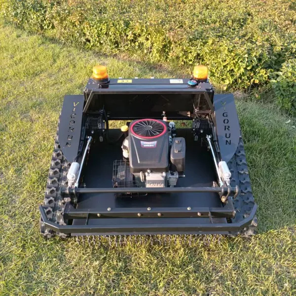 Vigorun Industrial Remotely Controlled Agricultural Robotic Crawler Lawn Mower Rotary Blade Self Propelled 4-Stroke photo-3