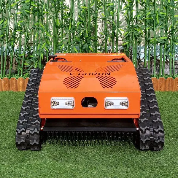 Vigorun Industrial Grade Cordless Remote Operated Track-Mounted Grass Cutting Machine 4-Stroke 224cc Gasoline Engine 550mm CE photo-3