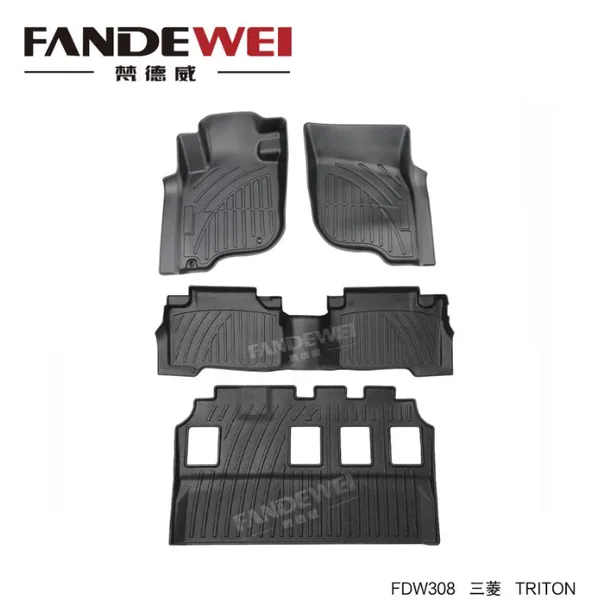 Use for MITSUBISHI Pajero MONTERO 3D Car Floor Mat Luxury Carpet Easy to Clean Anti-slip Makers Custom All Weather Zero Formaldehyde Waterproof photo-4