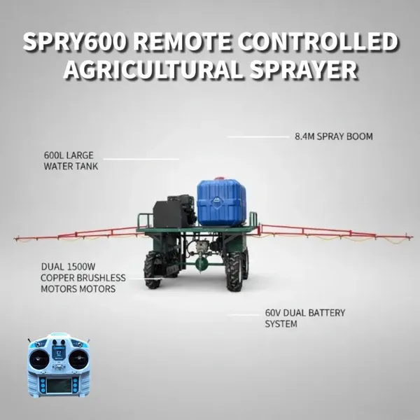 vigorun SPRY600 automatic sprayer, Loncin 622CC, gasoline engine, 600L electric, for tea plantations