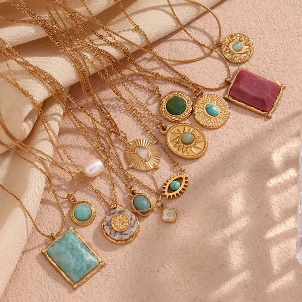 304 Stainless Steel Necklace 18K Gold Plated Hypoallergenic Wholesale Supplier for Bulk Orders photo-4