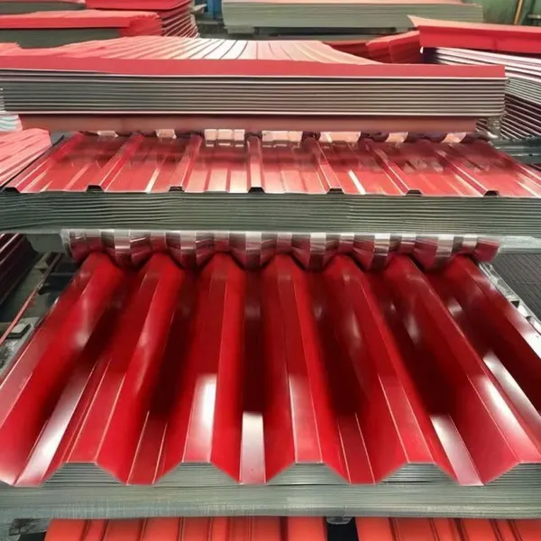 Weather Resistant PVDF/PE Coating Color Coated Corrugated Steel Sheet PPGI Roof Tile For Prefab House photo-4