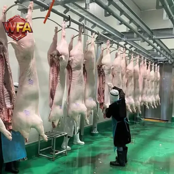HACCP Pig Swine Slaughterhouse Line Abattoir Machine Meat Processing Plants Industrial Slaughterhouse Machinery Installation photo-3