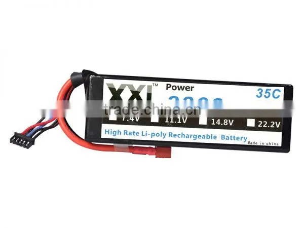 XXL 3300mah 18.5V 5S 35C Lipo Battery Packs for rc Helicopter photo-3