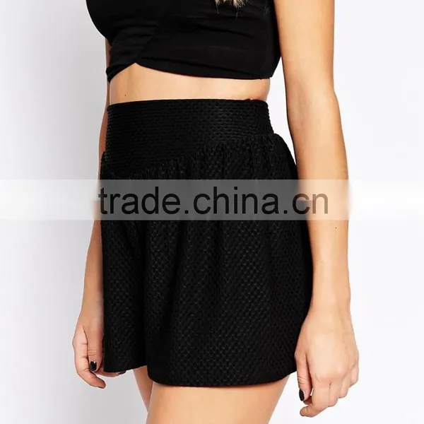Haohoo Womens Clothing Culottes Shorts Texture photo-3