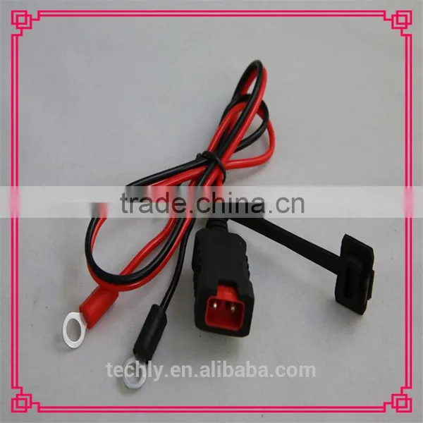 2 Pin Connector With Fused Lead Crimping 8.5mm Eyes Terminal Wire Harness With SAE photo-3