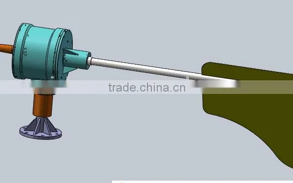 New Energy Green Non Polluting Small Horizontal Axis 5KW Wind Power Generator photo-6