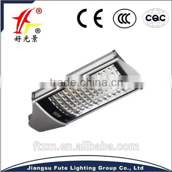 40W and 40W Double Arms Electric Led Street Light With Spining Processing Aluminum Lighting Pole photo-5