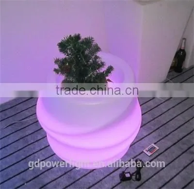 New PE Plastic Vases With Solar Led Light YXF-5248S1 photo-2