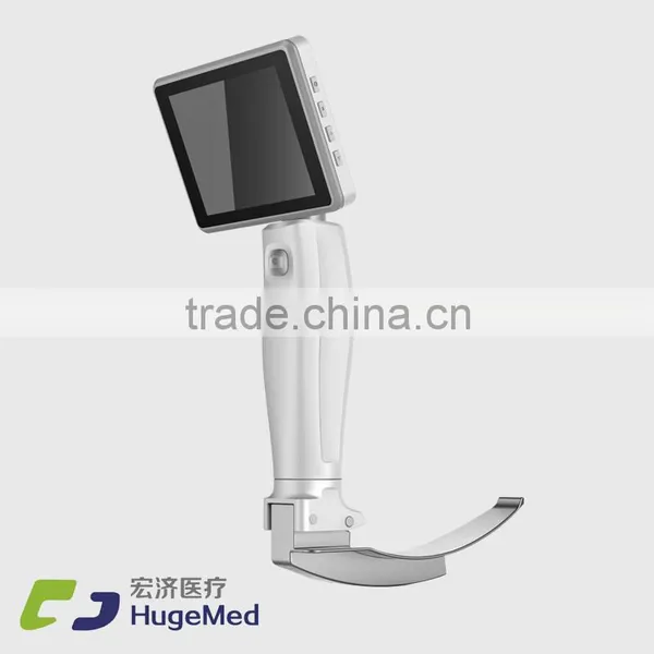 for Endotracheal Intubation, High Resolution, 2 Pcs LED Light, 1 Second to Take Photo or Video Portable Video Laryngoscope