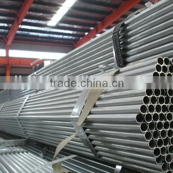 Galvanized Round Steel Pipes -- Roof Truss / Fences / Porch / Z : 8 Micron photo-2