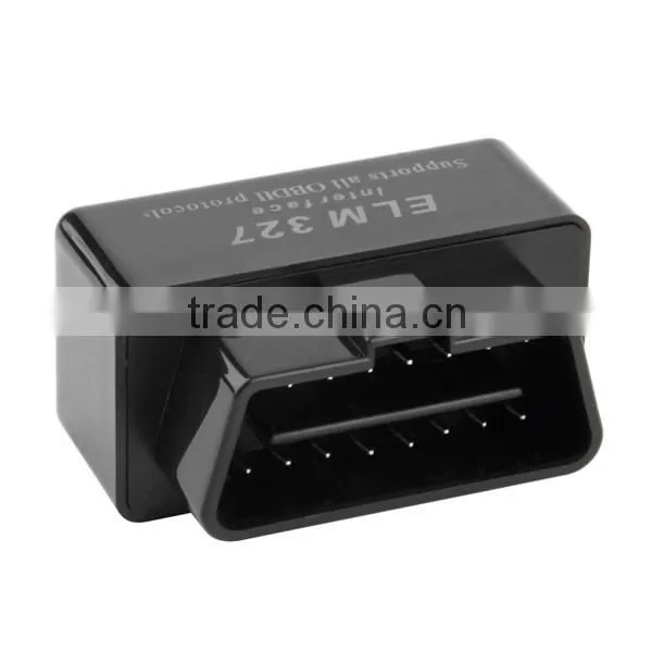 SUPER MINI ELM327 Bluetooth OBD2 V2.1 Black Smart Car Diagnostic Interface ELM 327 Wireless Scan Tool New Dropping Shipping photo-6