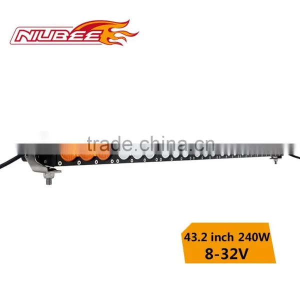 Hottest!!! Single Row 9-60VDC Ip68 240W 4x4 Offroad Led Light Bar photo-2