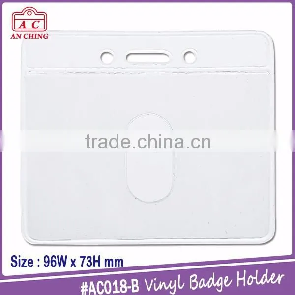 High Quality Heavy Duty id Card Pin Badge Holder With Metal Clip photo-3