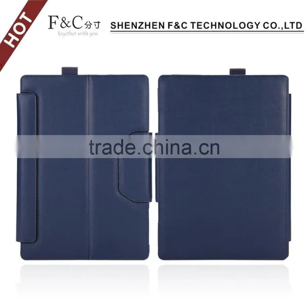 Hot Selling Easy-to-use Smart Stand Keyboard Leather Folio Case for Microsoft Surface Pro 4 With Pen Holder photo-5