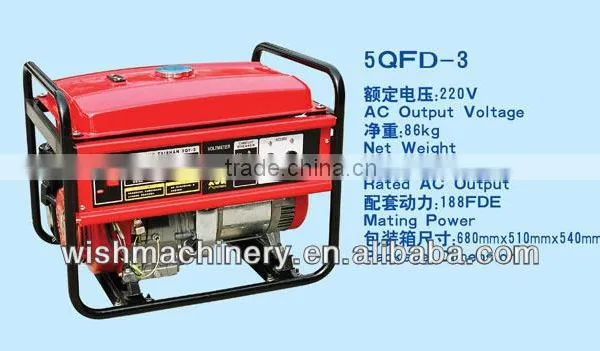 3CFD 2800W 50HZ Diesel Engine Generator
