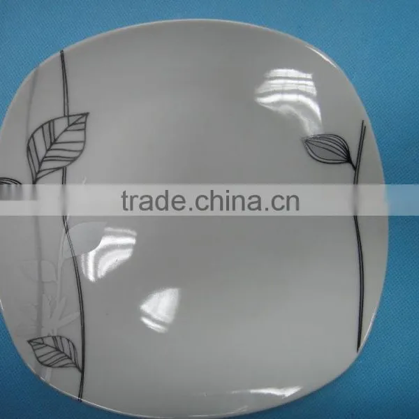 Ceramic Porcelain Pizza Plate / White Ceramic Pizza Plate / Ceramic Dinner Plates photo-5