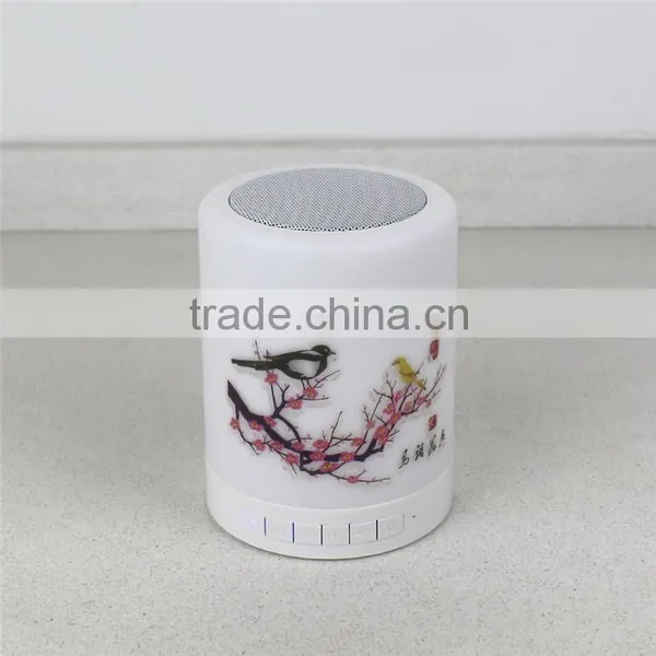 Mini Music Bluetooth Speaker Led Color Changing Smart Sensitive Touch Table Lamp photo-3