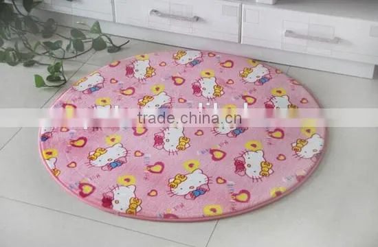 Microfiber Home/door/floor/ Bathroom Printing Chenille Rug/mat/bath Mat photo-5
