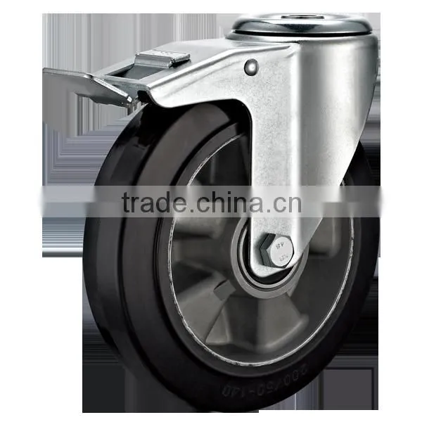 Industrial Casters With Aluminium Core Rubber Wheel photo-5